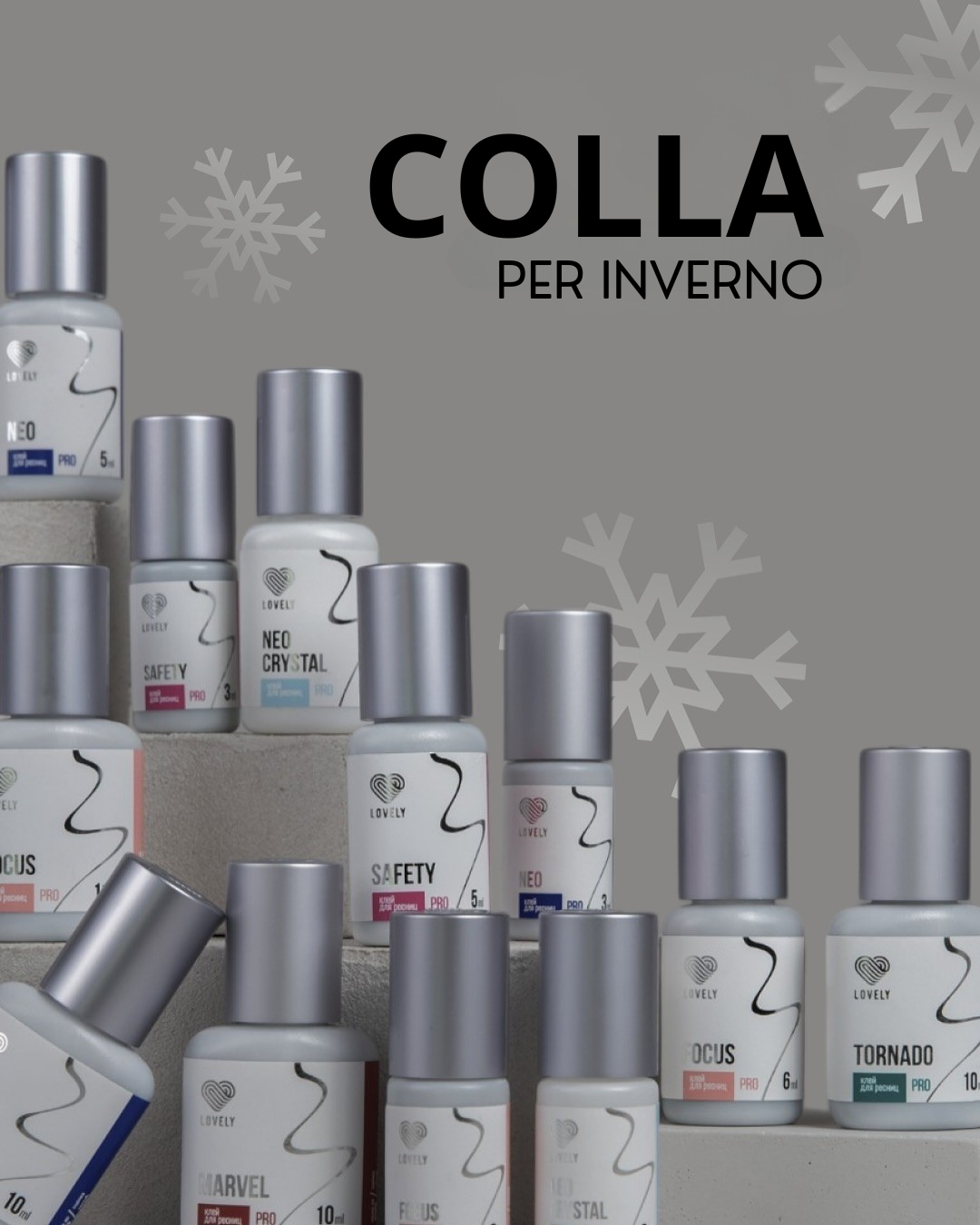 Le migliori colle per extension ciglia in inverno: la scelta Lovely per un risultato perfetto