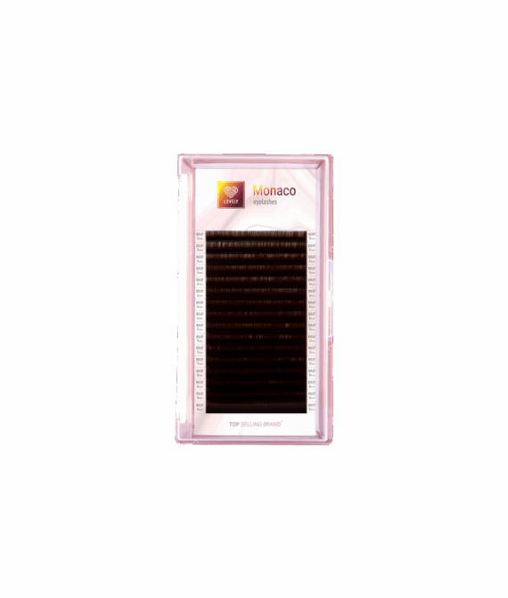 Extension Ciglia Marroni ”Monaco” Unica Lunghezza Lovely